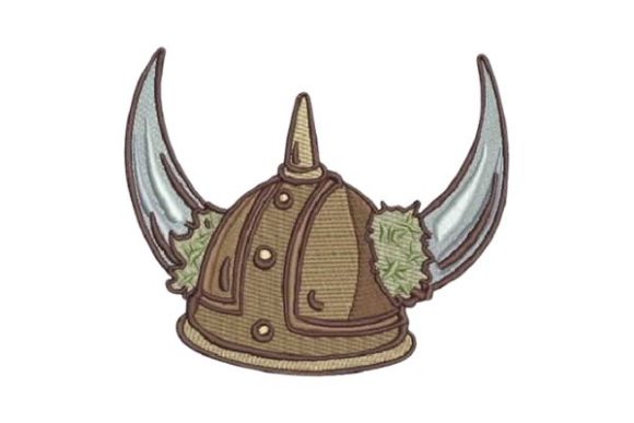 Cartoon Viking Helmet