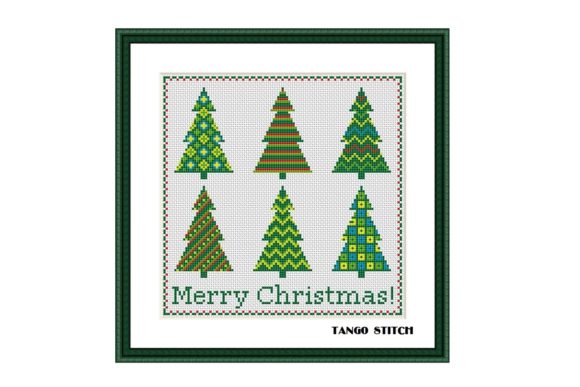 Christmas Tree Cross Stitch Ornament