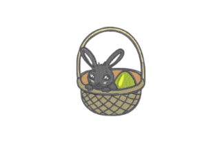 Easter Bunny in Basket
