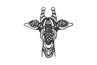 Giraffe Zentangle