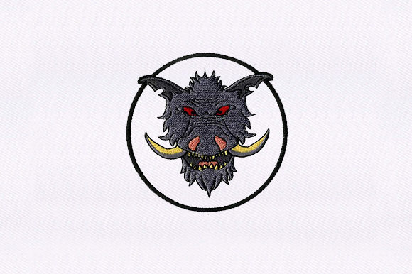 Grey Dragon Face