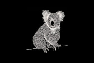 Koala: A Craft Fair-Ready Wild Animal Embroidery Design