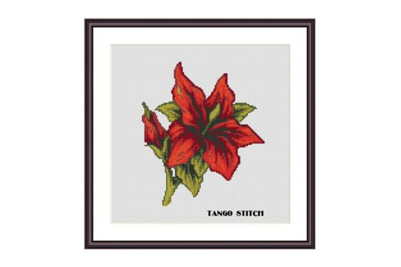 Lily Cross Stitch Pattern Flower Xstitch