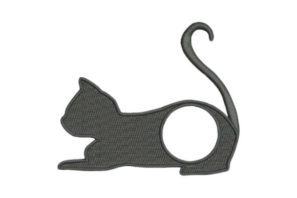 Monogram Frame Cat