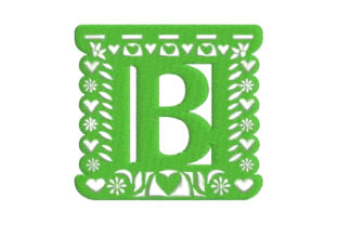 Papel Picado Alphabet B