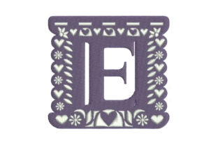 Papel Picado Alphabet E