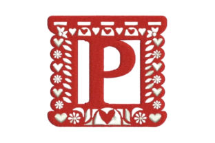 Picado Alphabet P